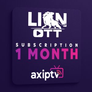 LION OTT IPTV - 1 month-min