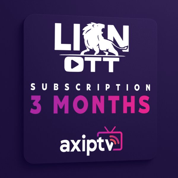 LION OTT IPTV - 3 month-min