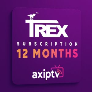 Trex OTT IPTV Server – 12 Month Subscription