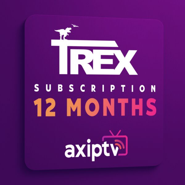 Trex OTT IPTV Server – 12 Month Subscription